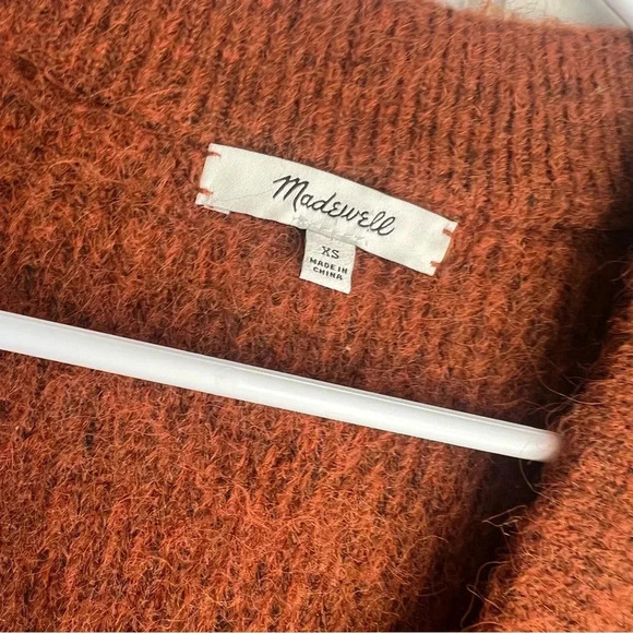 Madewell Size XS Cowen Cardigan Sweater in Heather Acorn - Picture 6 of 8